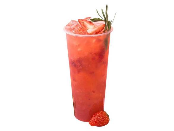 手打草莓柠檬茶Large Strawberry Lemon Tea